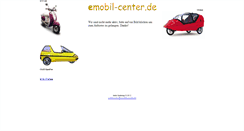 Desktop Screenshot of emobil-center.de